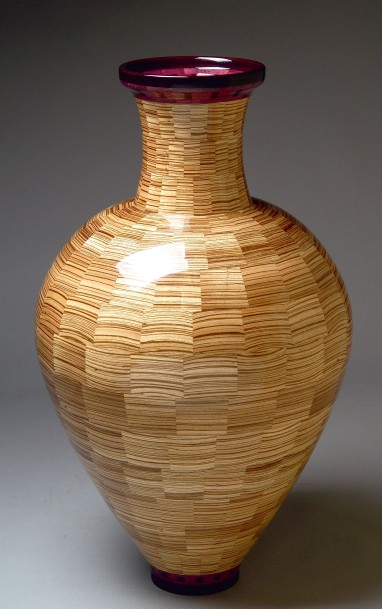 "Zebrawood Amphora", by Robert Gauthier