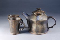 Teapot & Cups Set by Mathew Taleck