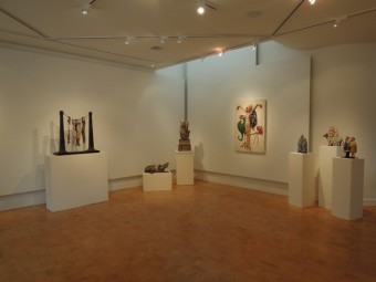 Carol Holtzman Fregosa's show in the Gallery