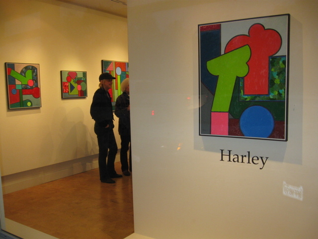 Harley's show in the gallery