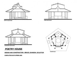 Elevations & Floor Plans for the Poetry House