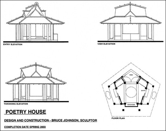 Elevations & Floor Plans for The Poetry House