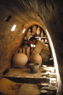 Loading the Pope Valley Pottery Kiln